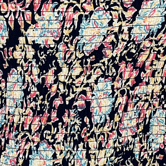 Rachel Zoe Smocked Tie Shoulder Tank Top - Picture 3 of 6